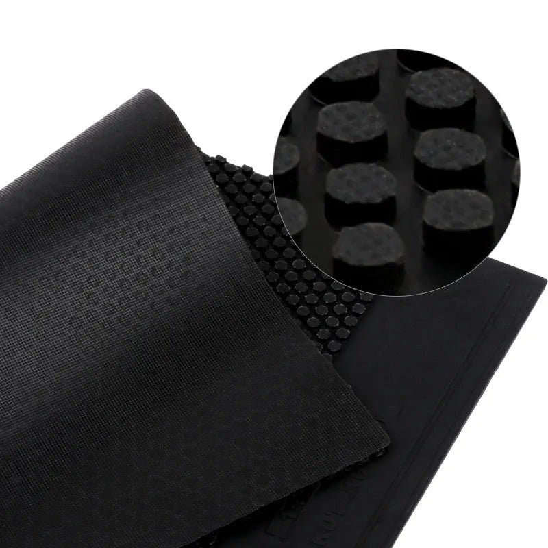 Single table tennis rubber sheet with small-particle texture in black and red colour options