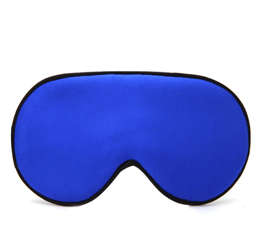 Double-sided mulberry silk eye mask in multiple colours, showing embroidery and print detail.
