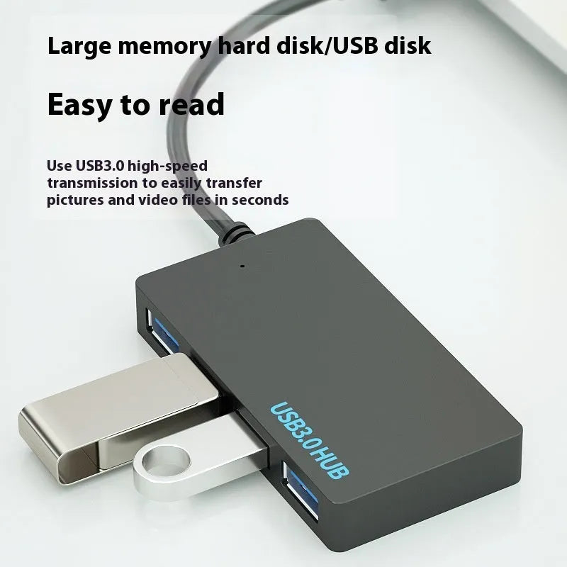 USB multi-computer extender switch with 20cm cable showing USB-A and USB-C interface options