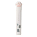 Folded cat paw mini scissors in stainless steel and plastic available in pink blue black and white colours measuring 8.7cm