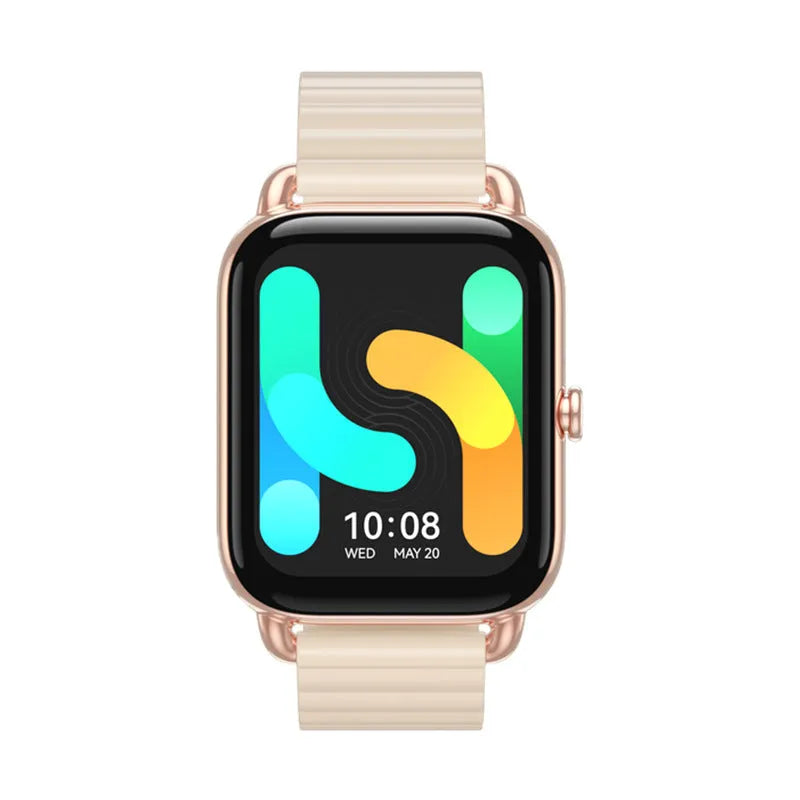 S4PLUS LS11 smart sports watch with AMOLED display showing fitness metrics on wrist