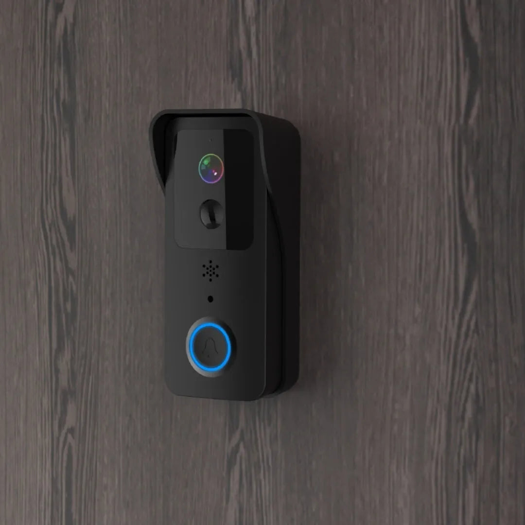 Smart waterproof HD visual doorbell with 18650 battery and app connectivity