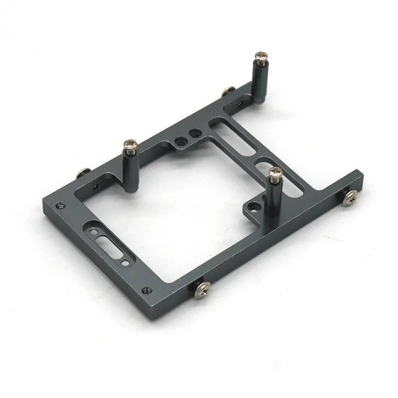 Military RC car alloy metal accessories set with grey components and black tyres