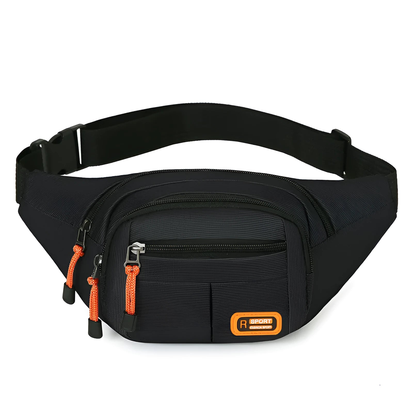 Waterproof slanted chest bag in black, blue, gray or green colour options