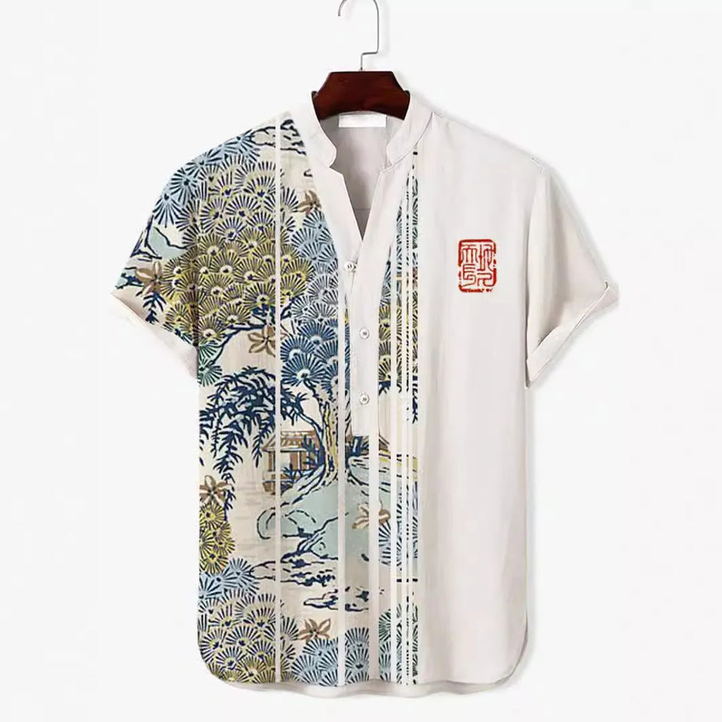 Short sleeve shirt with 3D digital animal print design in various colours