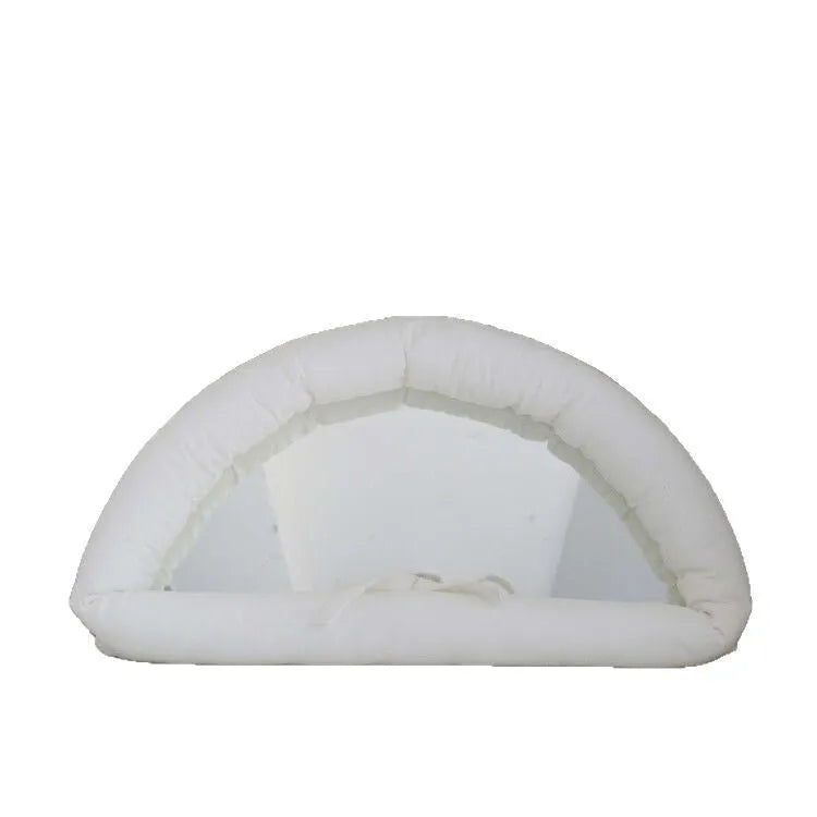 Hanging fabric mirror with cotton padding in modern simple style showing 23x40cm dimensions
