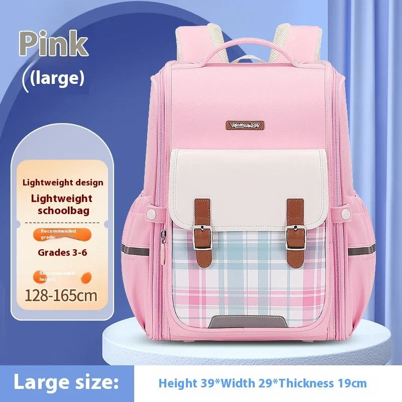 Student school backpack in multiple colours with lightweight large capacity design