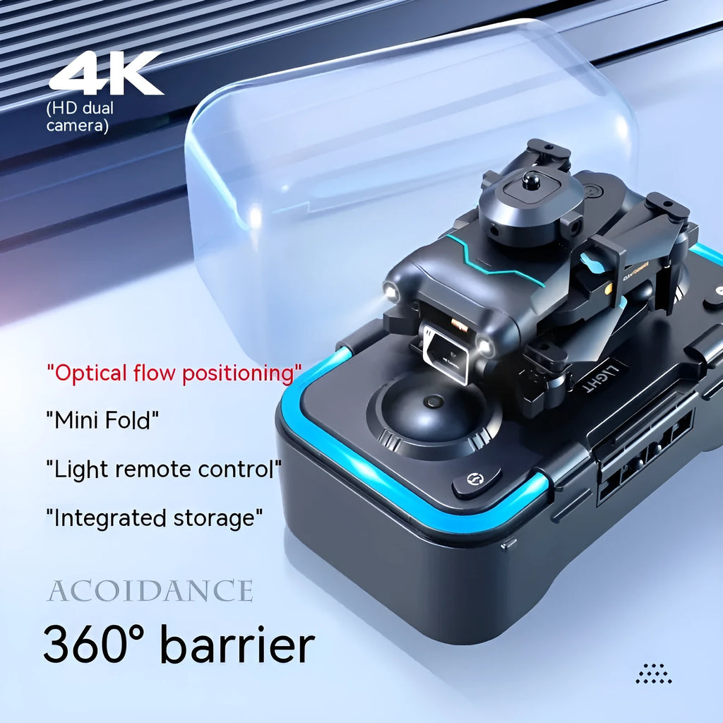 S96-black four-axis aerial photography drone with dual cameras and obstacle avoidance system