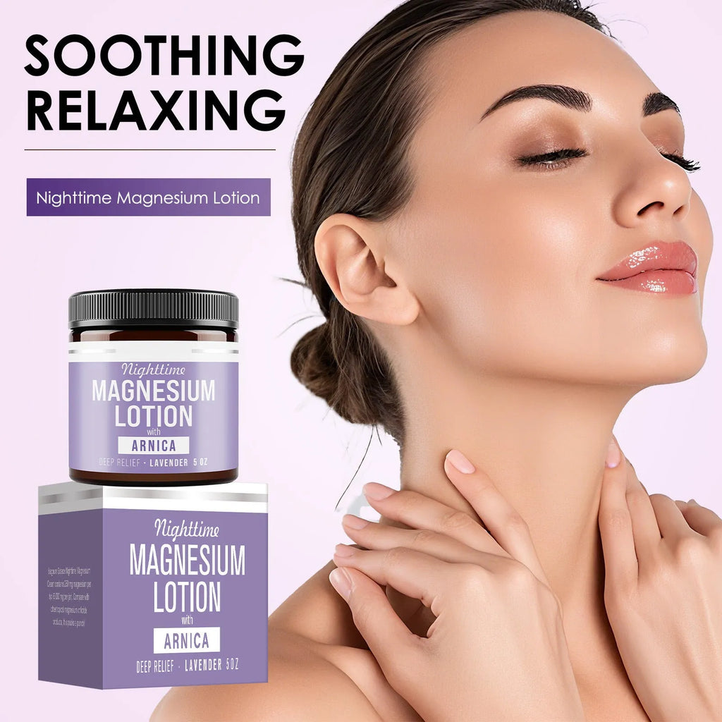 150ml jar of magnesium body butter cream with shea butter extract