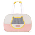 Outdoor portable foldable cat backpack in Oxford cloth, showing large capacity and breathable design.