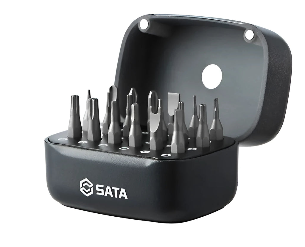 Black tool steel 24-piece multifunctional magnetic screw set for non-precision maintenance
