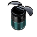 Automatic car smart ashtray with metal construction and touch controls