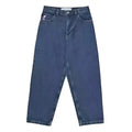 Men's retro printed denim trousers with personalised patterns in straight-leg fit