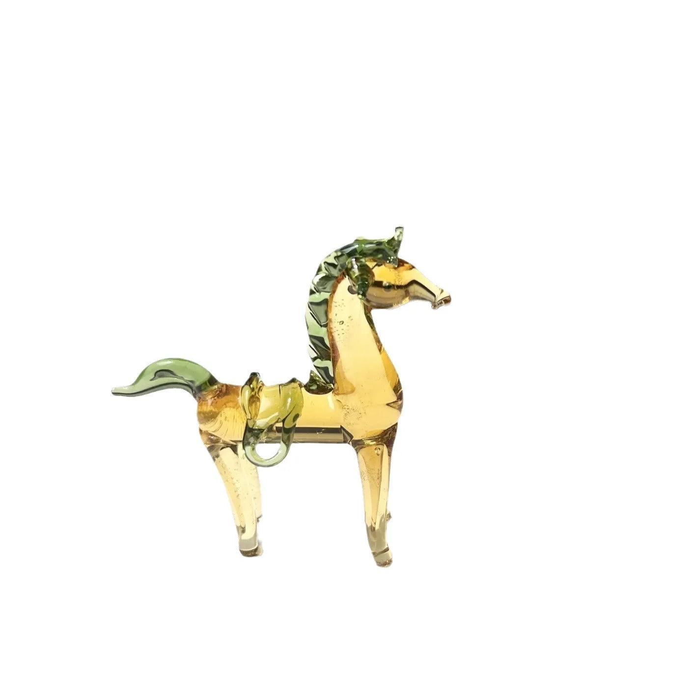 Coloured glaze horse office decoration in modern simplicity style