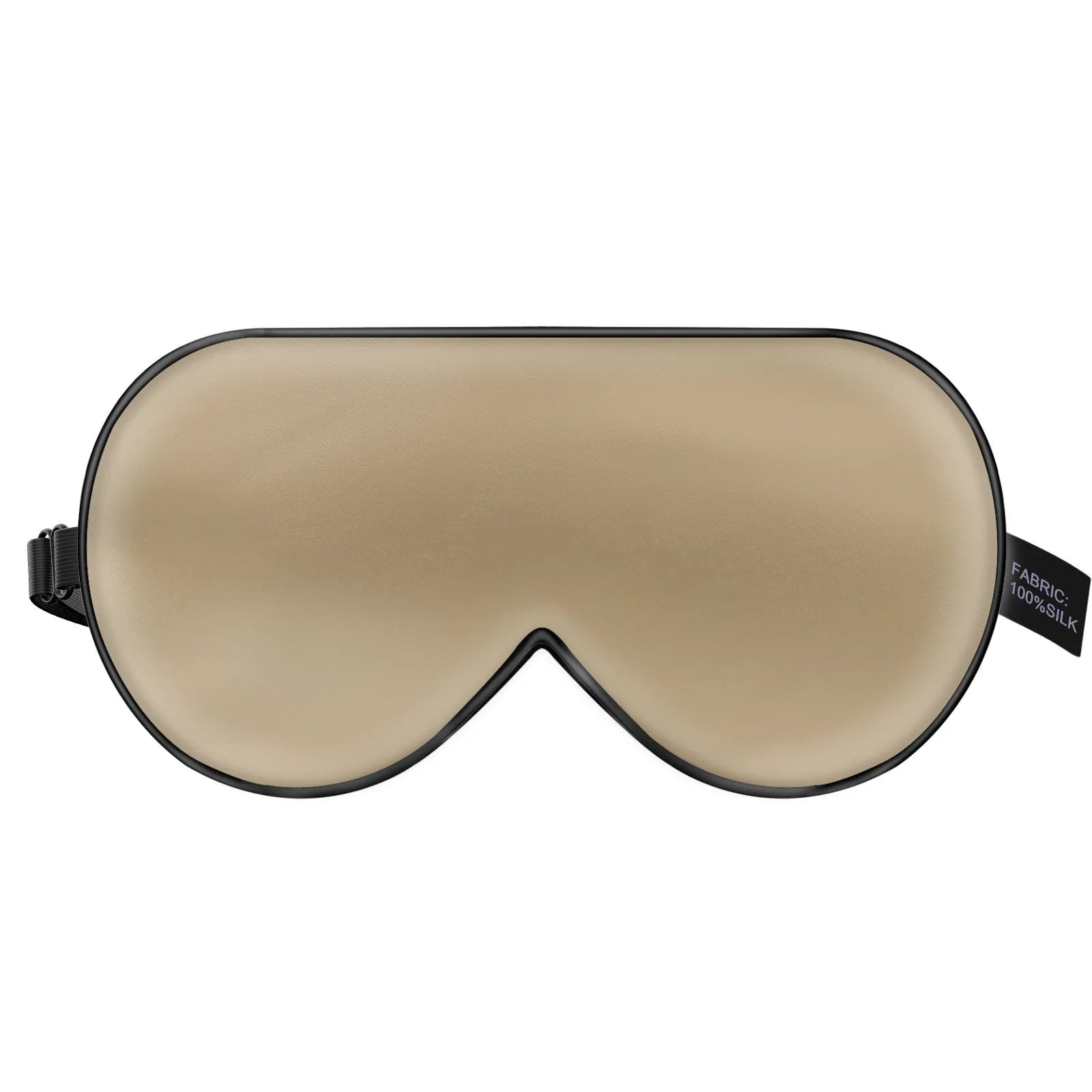 Double-sided mulberry silk eye mask in multiple colours, showing embroidery and print detail.