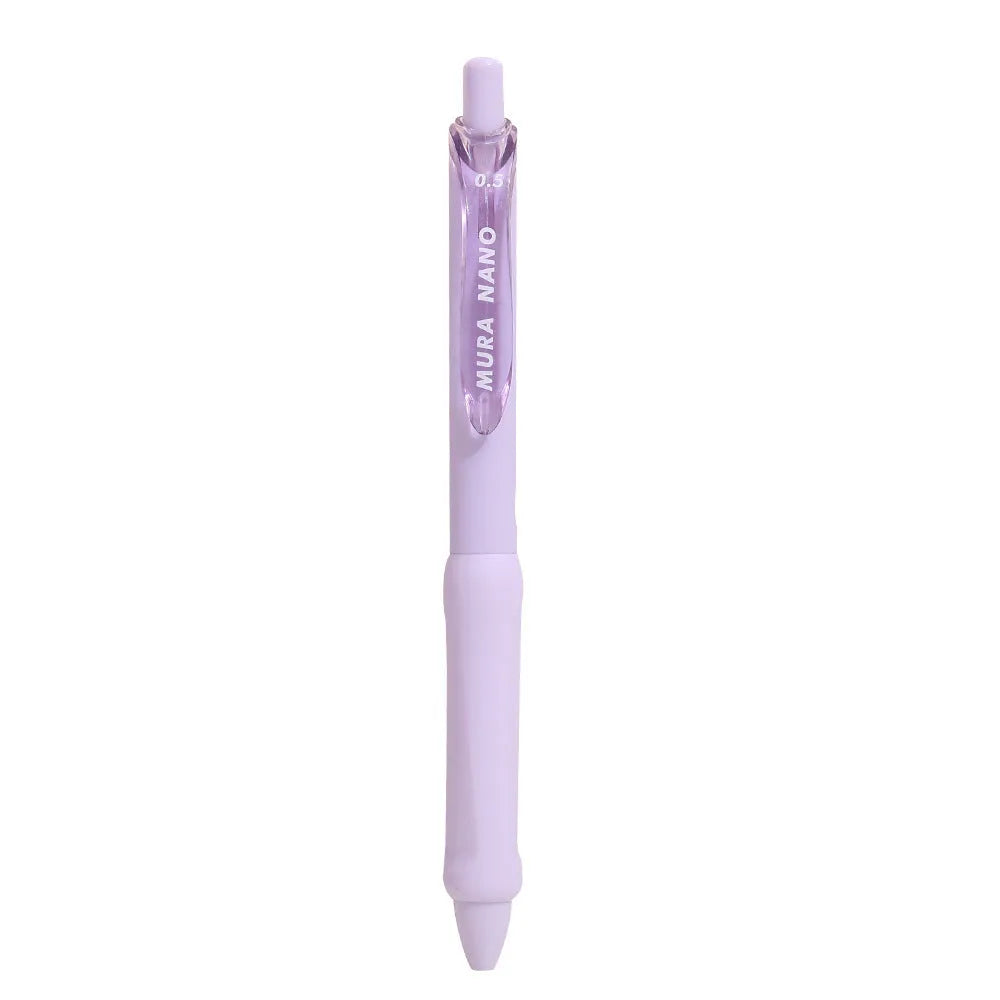 Macaron colour press gel pen with 0.5mm tip in smoked brown, powder or white ink options