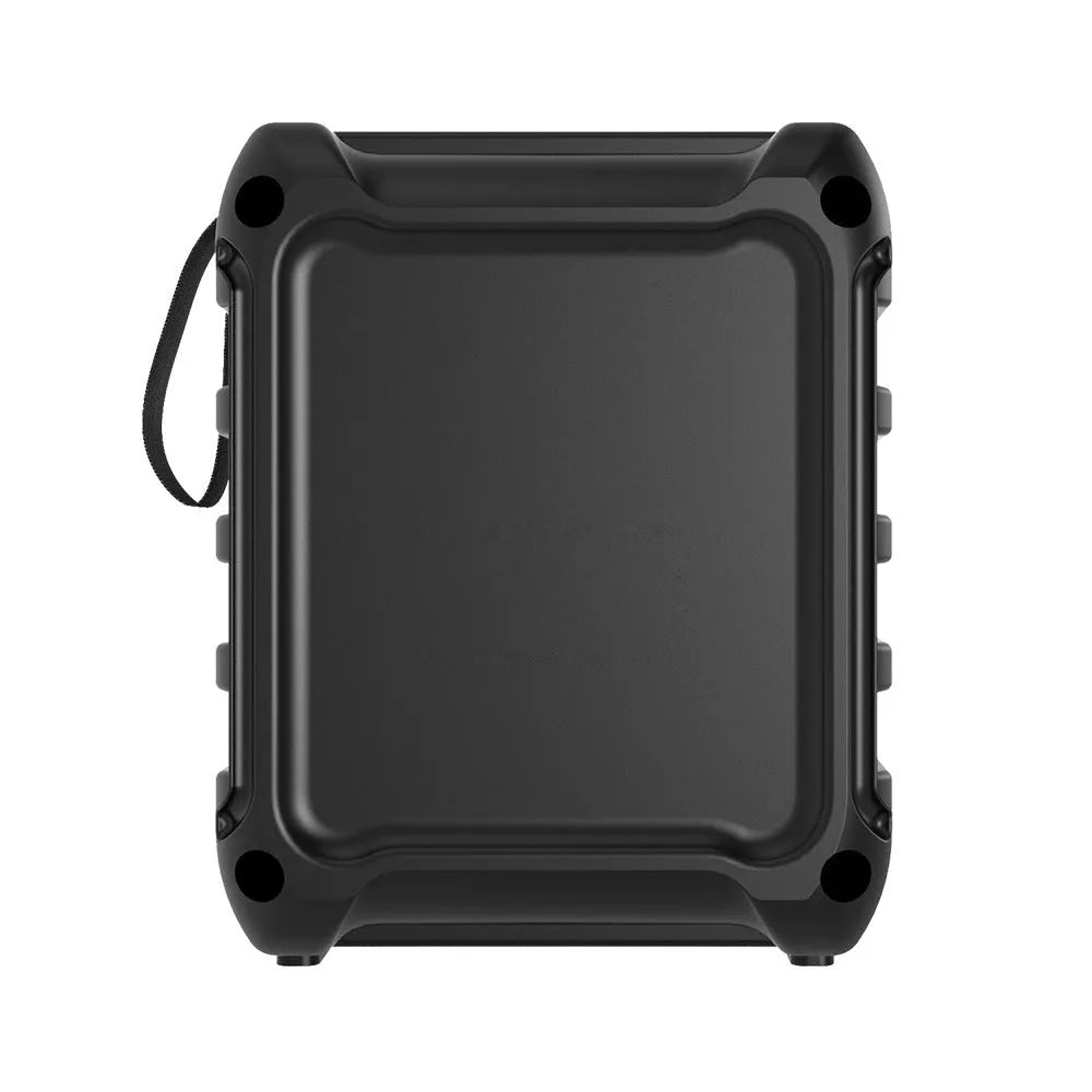 Portable Bluetooth speaker in colour 3107 with USB charging cable, measuring 110 x 87 x 137mm