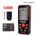 Laser rangefinder distance measuring tool with plastic housing for 100m or 120m maximum range measurement