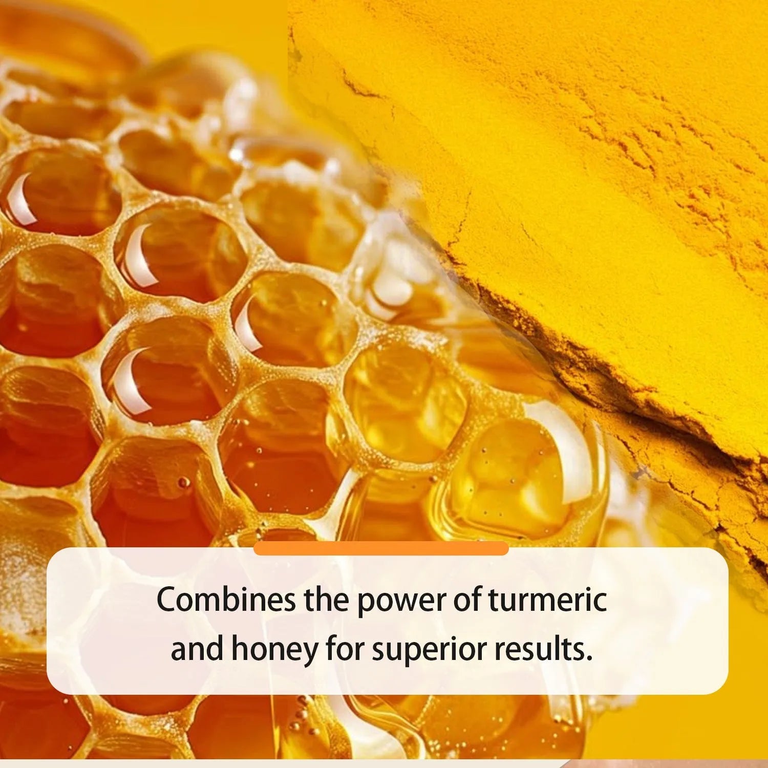 30ml glass bottle of turmeric honey essential oil with neutral packaging for facial beauty
