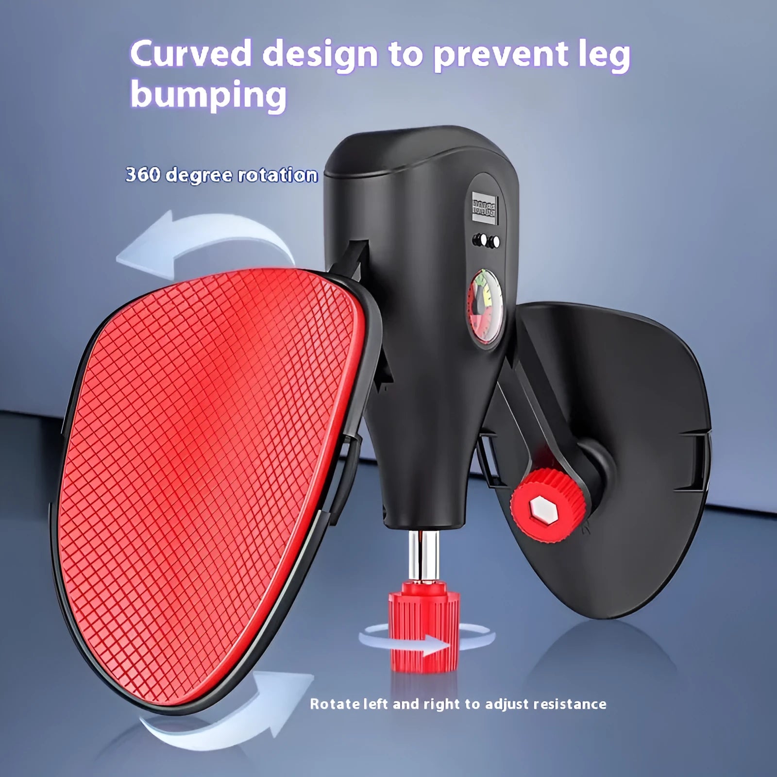 Men's Kegel trainer in black or grey with strap and handle attachment options for PC muscle exercise