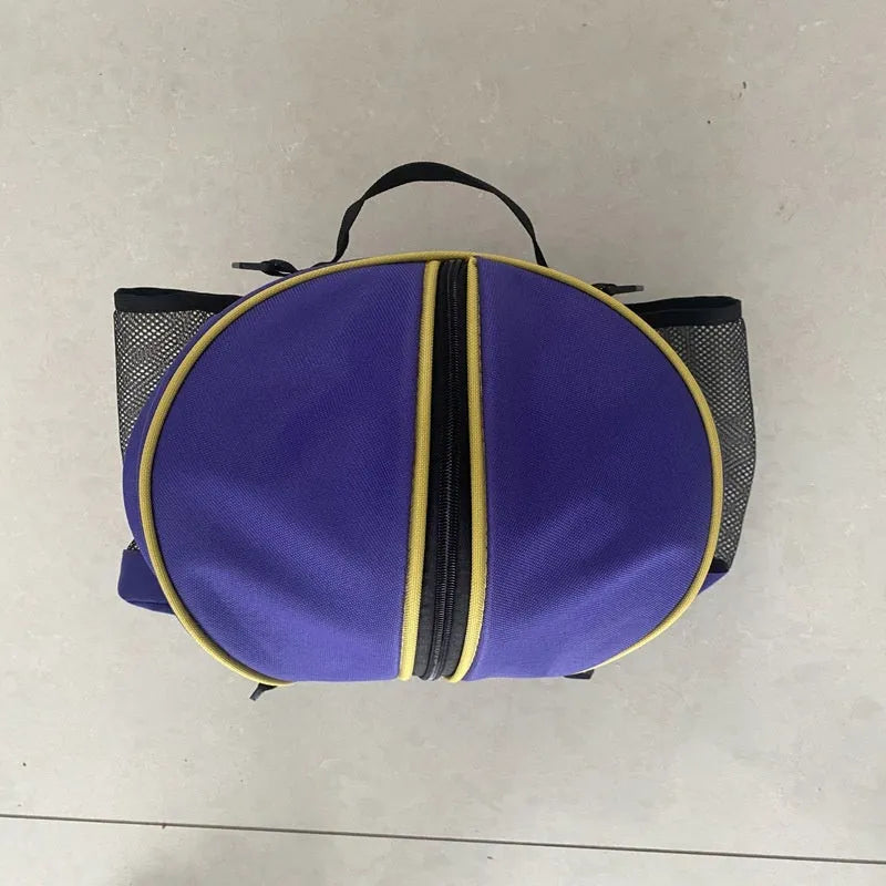 Oxford cloth basketball bag with 9L capacity showing one-shoulder and two-shoulder carrying options