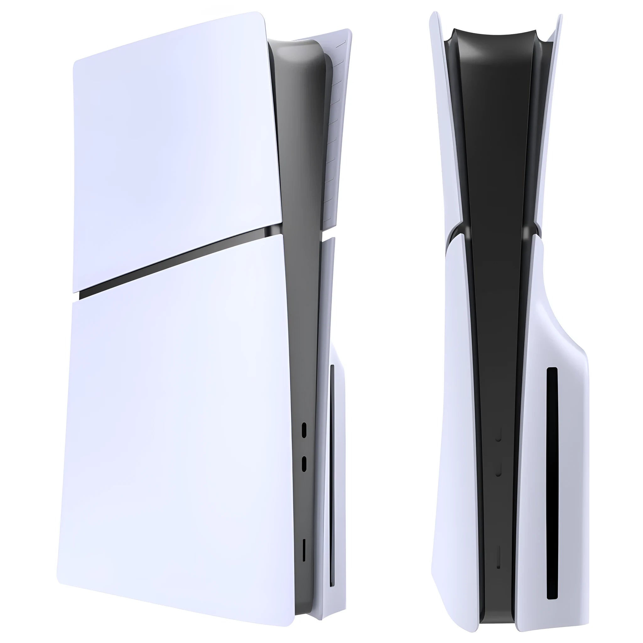PS5 Slim replacement protective shell in ABS plastic shown in multiple colour options