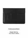 Integrated dual-angle laptop bracket holder for 13.3 inch laptops in black and brown
