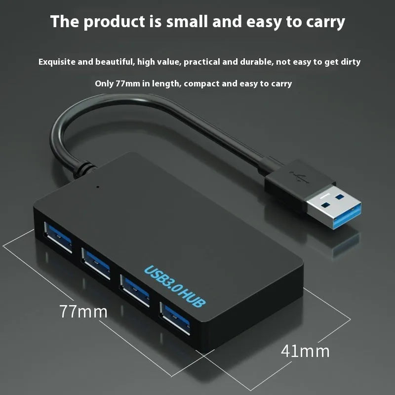 USB multi-computer extender switch with 20cm cable showing USB-A and USB-C interface options