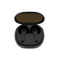 Black PRO30 wireless Bluetooth earpiece with in-ear fit and breathing light indicator.