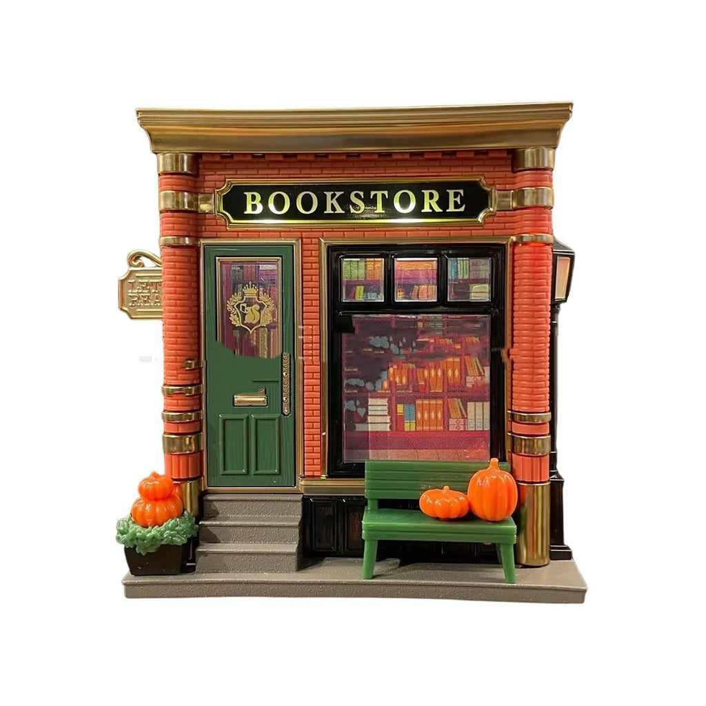 Cartoon style Christmas house resin night lamp ornament with US plug