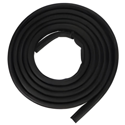 Black rubber sealing strip for Toyota Hiace High Roof sliding door, 5 metre length