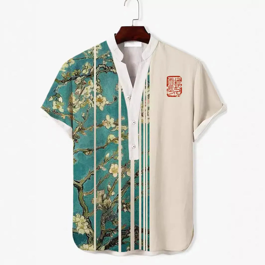 Short sleeve shirt with 3D digital animal print design in various colours