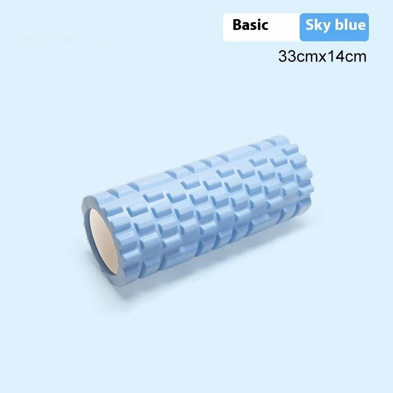 EVA foam roller for fitness recovery in multiple diameter and colour options