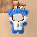 Blue shark cloth car curtain hanging ornament without doll universal fit