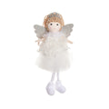 Christmas angel girl pendant high ponytail hair accessory in cloth fabric with cartoon styling