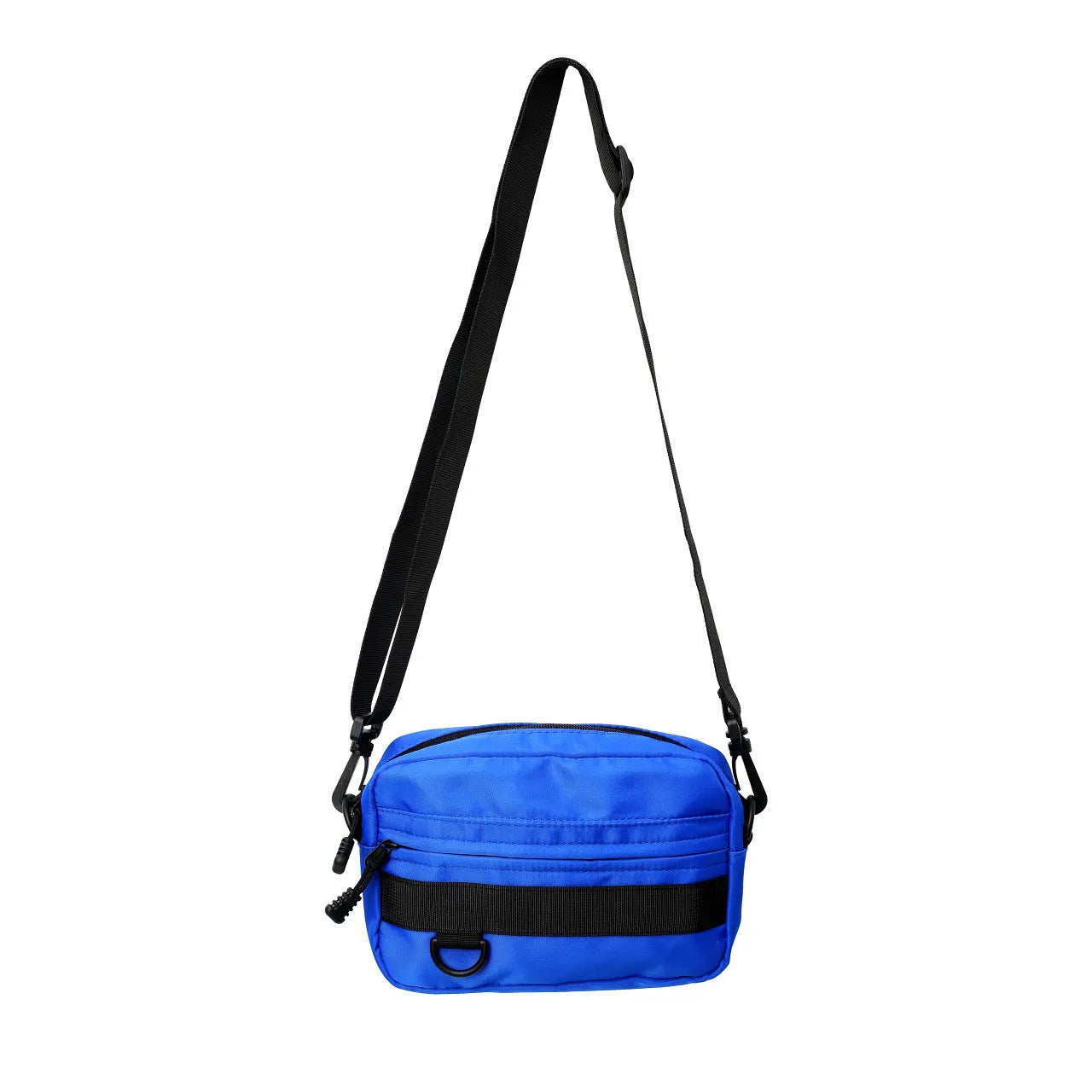 Men's nylon messenger bag in street style with 22cm length and crossbody strap