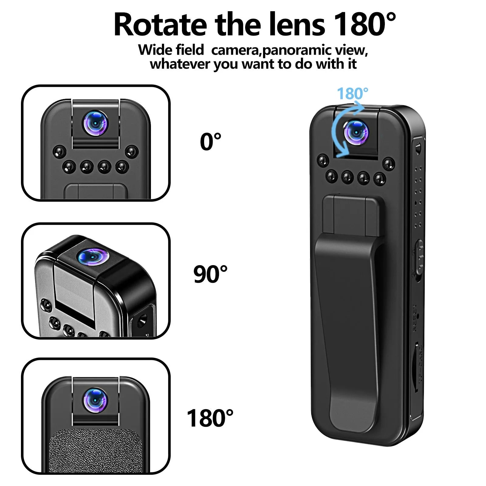 L7 HD infrared night vision wifi video recorder for home conference and outdoor use