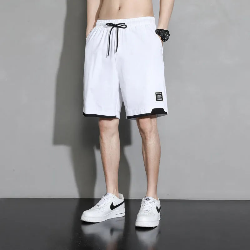 Cotton shorts for boys in plus sizes up to 8XL in black, khaki and white colours