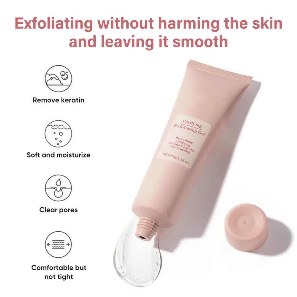 132g tube of moisturising facial exfoliating gel scrub suitable for all skin types
