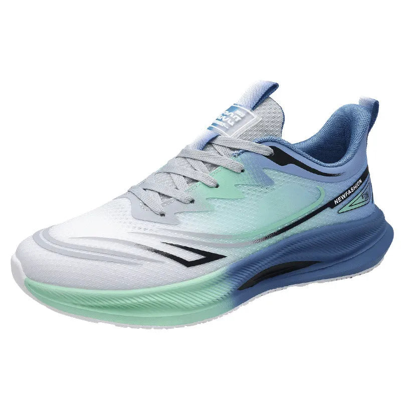 Men's casual summer shoes with breathable mesh upper and rubber sole