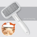 Automatic pet hair removal comb for dogs and cats in blue colour option