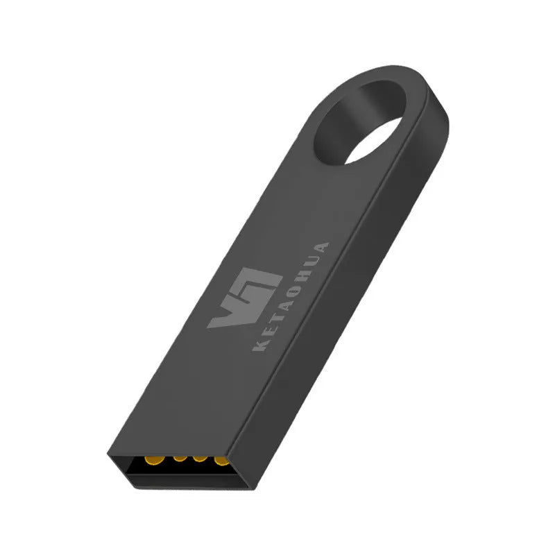 Metal car-shaped USB flash drive in silver finish showing automotive design details