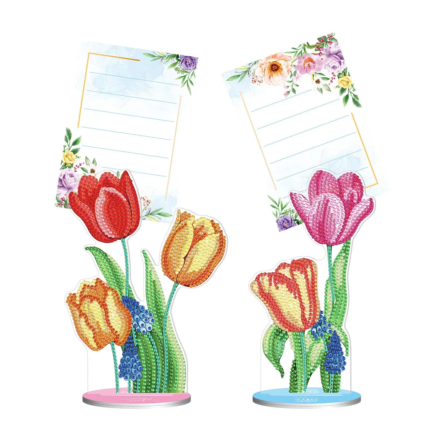 Handmade diamond painting note clip decorative piece for restaurant display