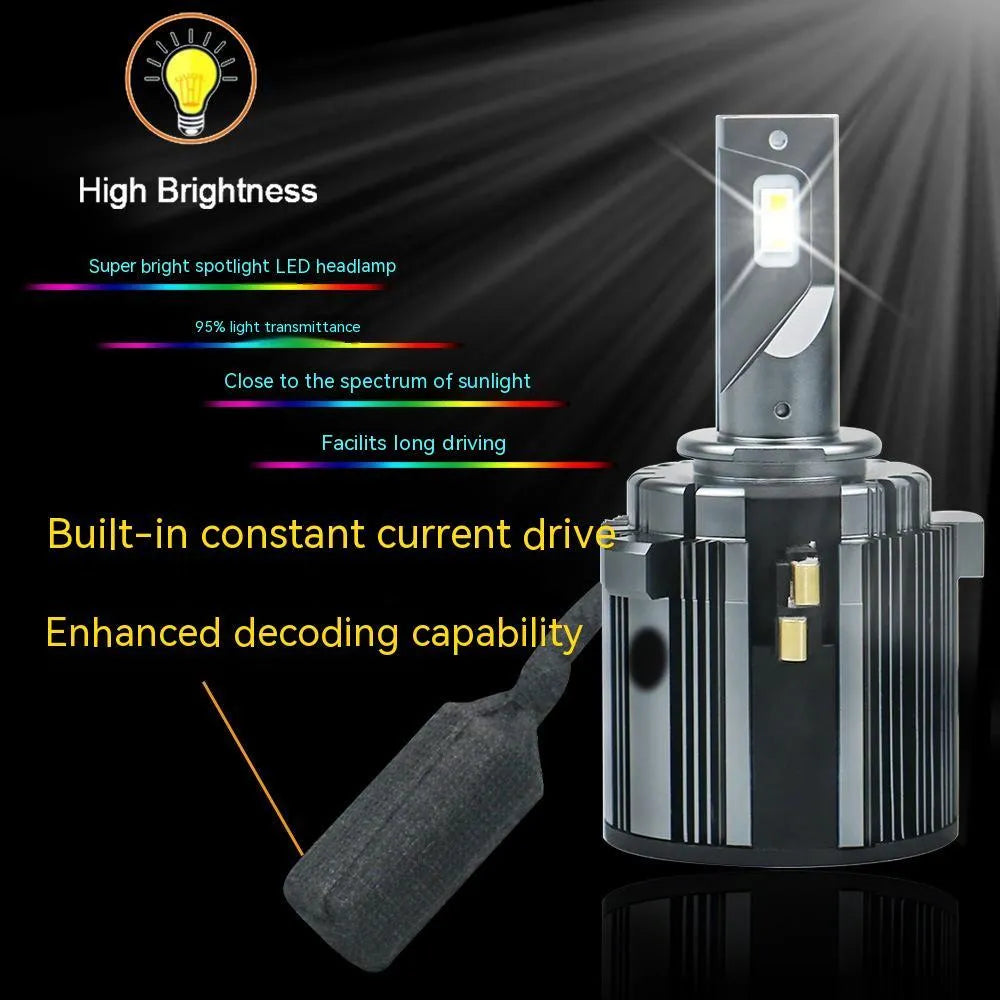 Golf 7 LED low beam headlight bulb with aviation aluminium housing for Xia Lang Shanku and Touran L models.