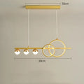 Rectangular aluminium Nordic-style ceiling lamp in black or gold finish with remote control.
