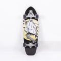 White 31-inch wooden street scooter with maple deck for adult urban riding.