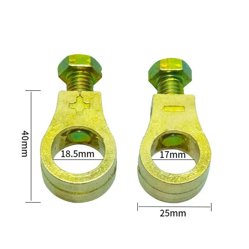 Pure copper car battery wiring clamp with battery head connection