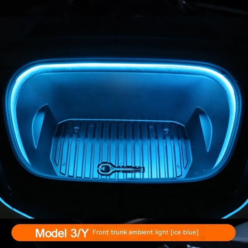 Tesla Model 3/Y front standby box ambience light with soft silicone light bar