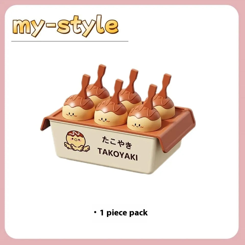 Octopus balls ice cream mould plastic Japanese takoyaki style frozen dessert maker