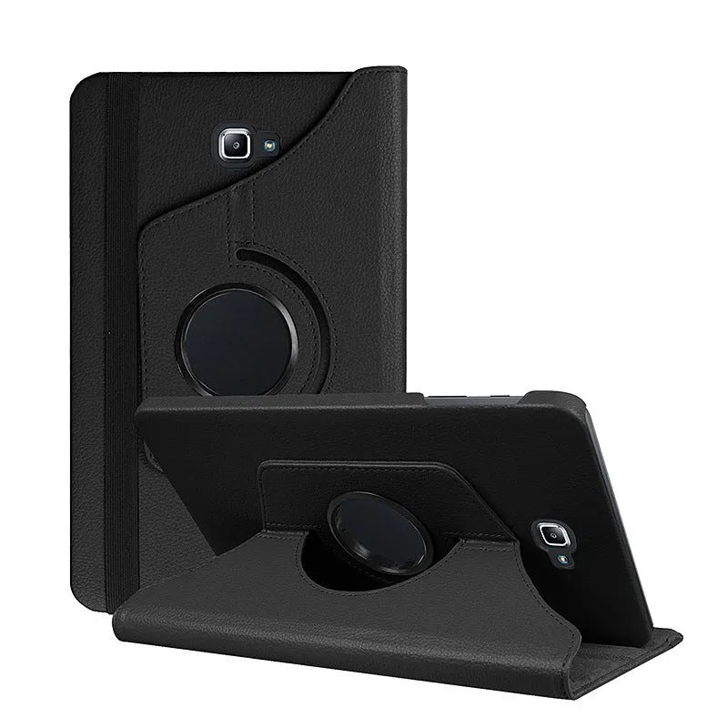 iPad tablet rotating leather case in clamshell design with multiple colour options